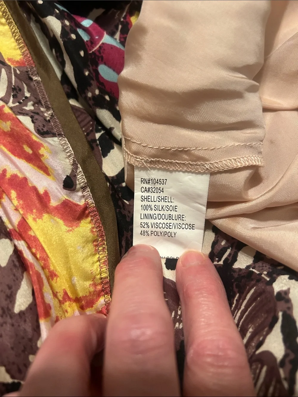 Tiny by Anthropologie Silk Fluttering Patchwork Boho Maxi Skirt. Size Medium